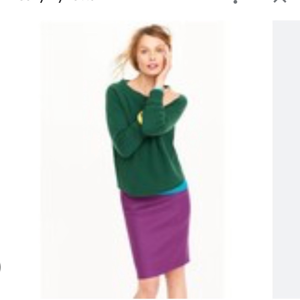 NWOT J Crew Wool Skirt